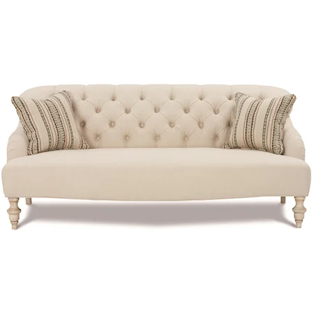 Traditional Sofa with Tufted Back